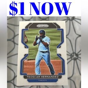 Teoscar Hernandez 2022 Panini Prizm Toronto Blue Jays Baseball Card